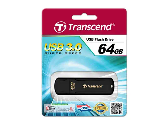 Transcend JetFlash elite 700 64GB USB 3.0 lecteur USB flash 64 Go USB Type-A 3.2 Gen 1 (3.1 Gen 1) N - Adaptateur stockage - visuel 2
