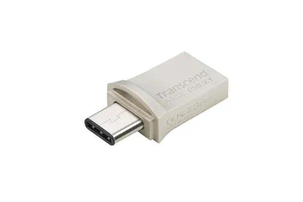 Transcend JetFlash 890 64GB lecteur USB flash 64 Transcend - visuel 1 - hello RSE - D'une manière ou d'une autre, le connecteur USB Type-C est toujours bien branché
