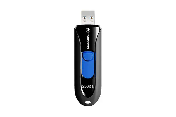 Transcend JetFlash 790 lecteur USB flash 256 Go USB Type-A 3.2 Gen 1 (3.1 Gen 1) Noir - Adaptateur stockage - visuel 1