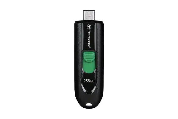 Transcend JetFlash 790C lecteur USB flash 256 Go USB Type-C 3.2 Gen 1 (3.1 Gen 1) Noir - Adaptateur stockage - visuel 1
