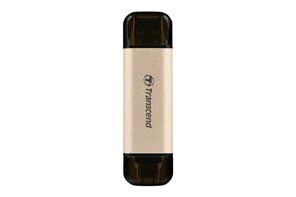 Transcend JetFlash 930C lecteur USB flash 256 Go USB Type-A / USB Type-C 3.2 Gen 1 (3.1 Gen 1) Or - Adaptateur stockage - visuel 1