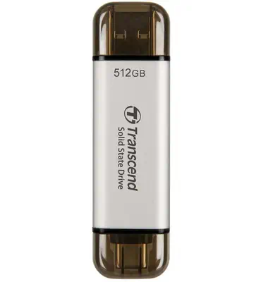 Transcend ESD310 512 Go USB Type-A vers USB Transcend - visuel 1 - hello RSE - Des taux de transfert de données fulgurants