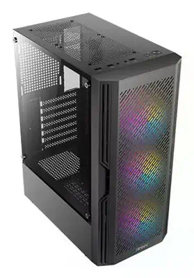 Antec AX20 Midi Tower Noir - Boitier - visuel 3