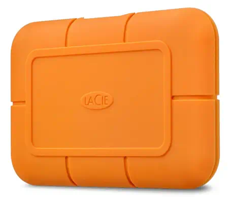 LaCie Rugged 500 Go USB Type-C 3.2 Gen 2 (3.1 Gen 2) Orange - Disque dur SSD - visuel 1