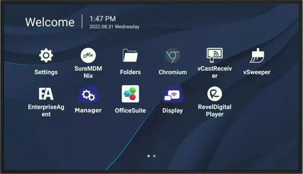 Viewsonic CDE9830 Écran d'affichage dynamique 2,49 m (98") Wifi 500 cd/m² 4K Ultra HD Noir Intégré d - Affichage dynamique - visuel 1