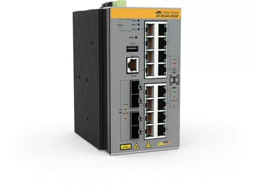 Vente Switchs et Hubs ALLIED L3 Industrial Ethernet Switch 16x 10/100/1000-T PoE+ sur hello RSE