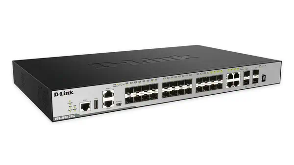 D-Link DGS-3630-28SC commutateur réseau Géré L3 1U Noir D-Link - visuel 1 - hello RSE - Images standard, améliorée et MPLS