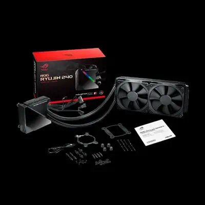ASUS ROG RYUJIN 240 Processeur Refroidisseur de liquide tout-en-un 12 cm Noir 1 pièce(s) - Asus - Refroidissement PC - visuel 5