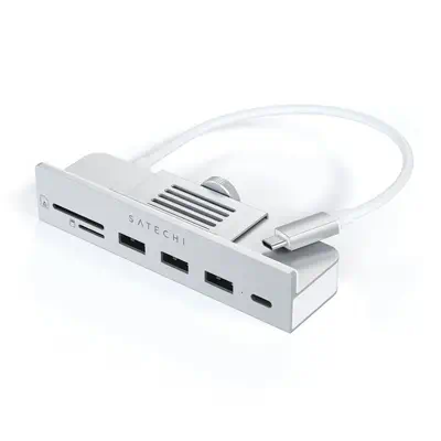 Satechi ST-UCICHS station d'accueil USB 3.2 Gen 1 (3.1 Gen 1) Type-C Argent - Station d'accueil pour portable - visuel 4