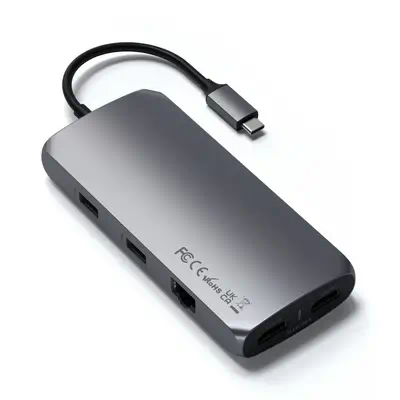 Satechi ST-UCMXAM station d'accueil USB 3.2 Gen 1 (3.1 Gen 1) Type-C Gris - Station d'accueil pour portable - visuel 2