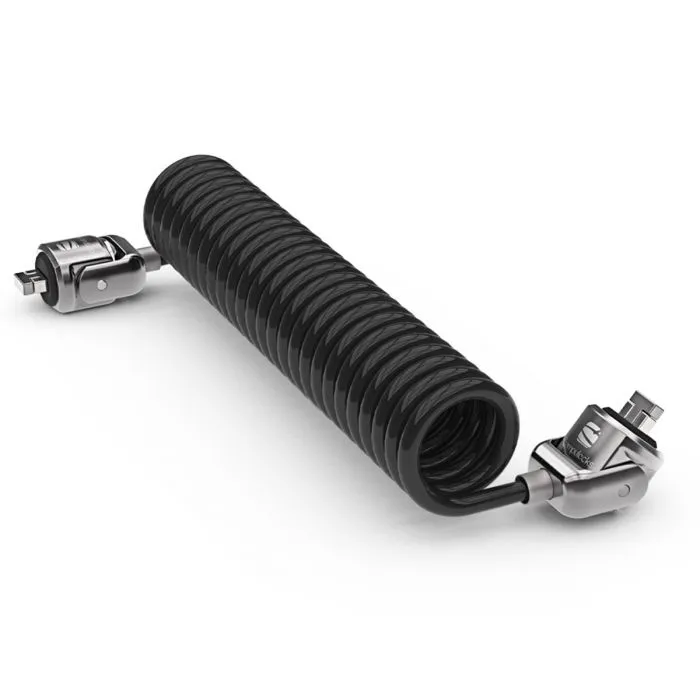 Compulocks Dual Head Coiled Cable Keyed Lock  - Autre - Autre Accessoire pour portable - visuel 3