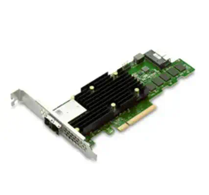 Broadcom 9580-8i8e contrôleur RAID PCI Express x8 4.0 12 Gbit/s - Adaptateur stockage - visuel 1