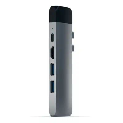 Satechi ST-TCPHEM station d'accueil Thunderbolt 3 Gris - Station d'accueil pour portable - visuel 5