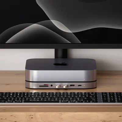 Satechi ST-ABHFM station d'accueil USB 3.2 Gen 1 (3.1 Gen 1) Type-C Noir - Station d'accueil pour portable - visuel 5