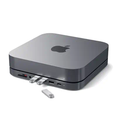 Satechi ST-ABHFM station d'accueil USB 3.2 Gen 1 (3.1 Gen 1) Type-C Noir - Station d'accueil pour portable - visuel 2