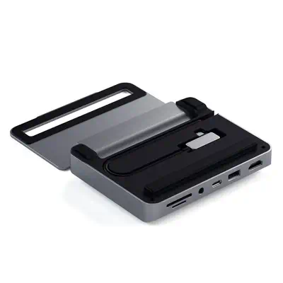 Satechi ST-TCSHIPM station d'accueil USB 3.2 Gen 1 (3.1 Gen 1) Type-C Gris - Station d'accueil pour portable - visuel 2