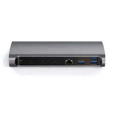 Satechi ST-UCT4DM station d'accueil Avec fil Thunderbolt 4 - Station d'accueil pour portable - visuel 2