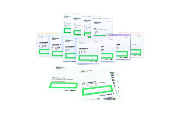 HPE LTO-5 Ultrium RW Bar Code Label Pack - Lecteur de bande - visuel 1