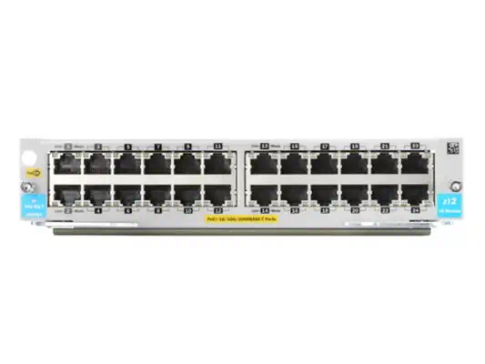 24-port 10/100/1000BASE-T PoE+ MACsec v3 zl2 Module - HP - Accessoire Réseau - visuel 1