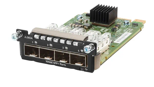 Aruba Networking 3810M/2930M 4-port 100M/1G/10G SFP+ MACsec Module HP - visuel 1 - hello RSE - Performances et puissance pour l'espace de travail numérique