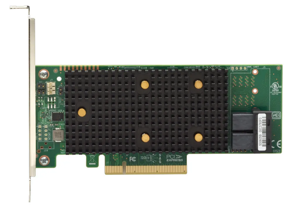 Lenovo 7Y37A01082 contrôleur RAID PCI Express x8 3.0 12000 Gbit/s - Adaptateur stockage - visuel 1