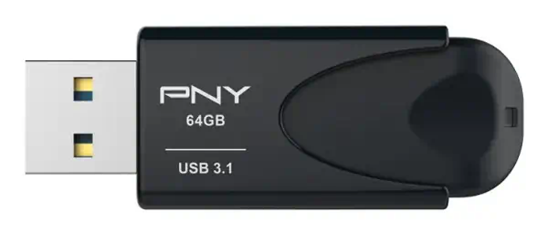 PNY Attaché 4 lecteur USB flash 64 Go USB Type-A 3.2 Gen 1 (3.1 Gen 1) Noir - Disque dur Externe - visuel 8