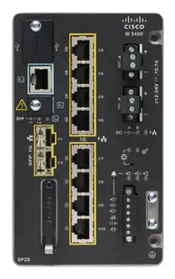 Cisco Catalyst IE3400 Géré L2/L3 Gigabit Ethernet (10/100/1000) Connexion Ethernet, supportant l'ali - Switchs et Hubs - visuel 2