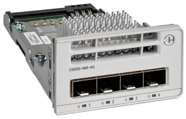 Cisco C9200-NM-4G= module de commutation réseau Gigabit Ethernet - Accessoire Réseau - visuel 1