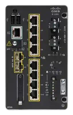 Cisco Catalyst IE-3300-8T2S-A commutateur réseau Géré L2 Gigabit Ethernet (10/100/1000) Noir - Switchs et Hubs - visuel 2