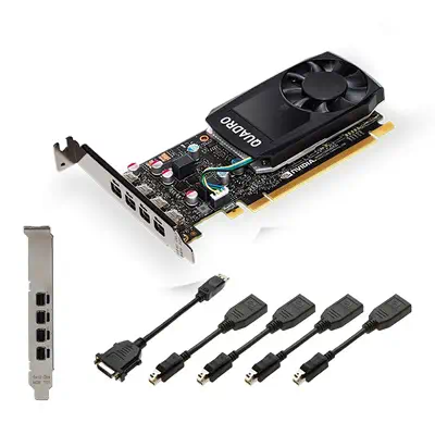 PNY VCQP1000V2-PB carte graphique NVIDIA Quadro P1000 V2 4 Go GDDR5 - Carte graphique - visuel 1