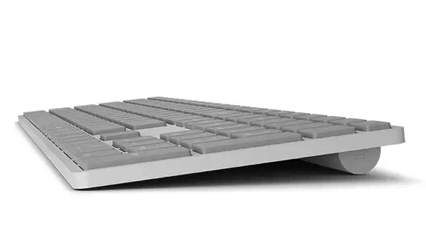 Microsoft 3YJ-00005 clavier Bluetooth Allemand Gris - Clavier - visuel 2