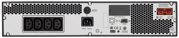 APC SRV1KRILRK alimentation d'énergie non interruptible Double-conversion (en APC - visuel 1 - hello RSE - Emplacement carte intelligente