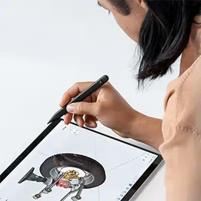 Microsoft Surface Slim Pen 2 stylet 13 g Noir - Dispositif pointage - visuel 3