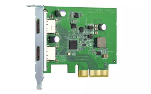 Vente Accessoire Réseau QNAP Dual-port USB3.2 Gen 2 PCIe expansion card sur hello RSE