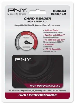 High Performance Reader 3.0 - PNY - Accessoire Stockage - visuel 1