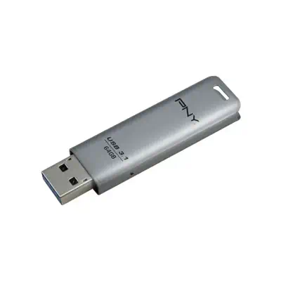 PNY FD64GESTEEL31G-EF lecteur USB flash 64 Go 3.2 Gen 1 (3.1 Gen 1) Acier inoxydable - Disque dur Externe - visuel 4