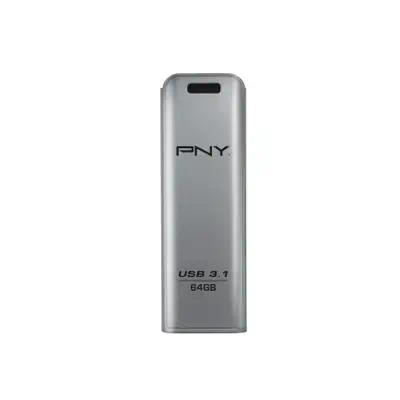 PNY FD64GESTEEL31G-EF lecteur USB flash 64 Go 3.2 Gen 1 (3.1 Gen 1) Acier inoxydable - Disque dur Externe - visuel 2
