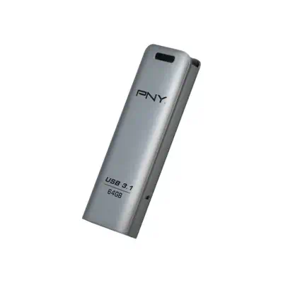 PNY FD64GESTEEL31G-EF lecteur USB flash 64 Go 3.2 Gen 1 (3.1 Gen 1) Acier inoxydable - Disque dur Externe - visuel 1