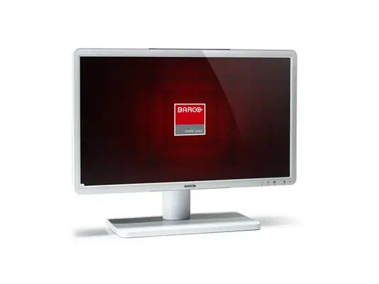 Barco MDRC-2122 WP LED display 54,6 cm (21.5") 1920 x 1080 pixels Full HD Argent, Blanc - Ecran Ordinateur - visuel 1