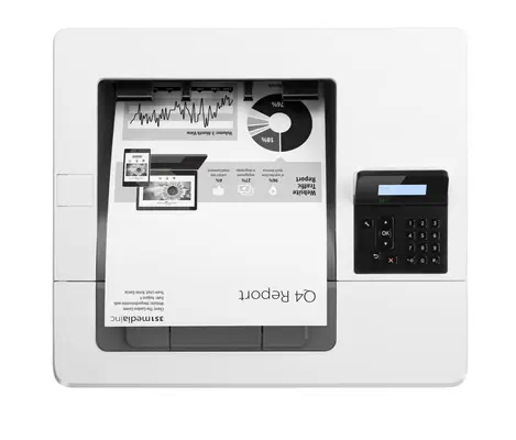 LaserJet Pro M501dn Noir et blanc Imprimante, Ethernet HP - visuel 1 - hello RSE - Impression recto verso rapide