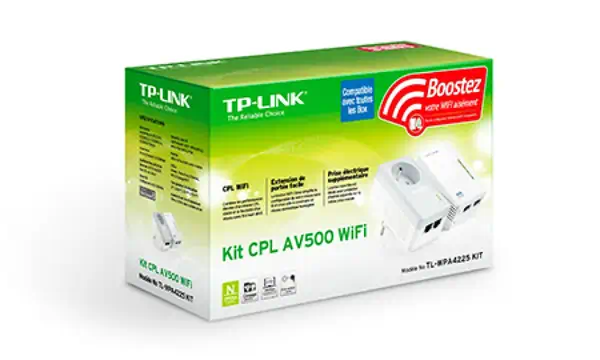 TP-Link TL-WPA4225 KIT Adaptateur réseau CPL 500 Mbit/s Ethernet/LAN Wifi Blanc 2 pièce(s) - Accessoire Réseau - visuel 2