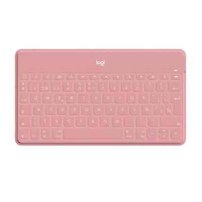 Logitech 920-010043 clavier pour tablette Espagnole Bluetooth Rose - Accessoires Tablette - visuel 1