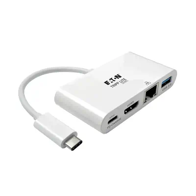 Tripp Lite U444-06N-HGU-C adaptateur graphique USB 1920 x 1080 pixels Blanc - Station d'accueil pour portable - visuel 1