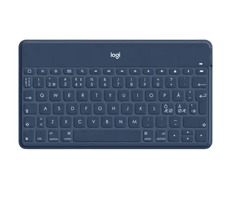 Logitech 920-010052 clavier pour tablette QWERTY Nordique Bluetooth Bleu, Orange - Accessoires Tablette - visuel 4