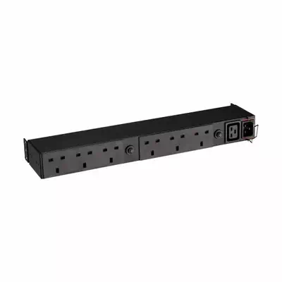 Eaton EFLX6B unité de distribution d'énergie 6 sortie(s) CA 1U Noir - Rack et Armoire - visuel 1