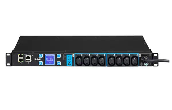 Eaton EMAH28 unité de distribution d'énergie 8 sortie(s) CA 1U Noir - Rack et Armoire - visuel 1