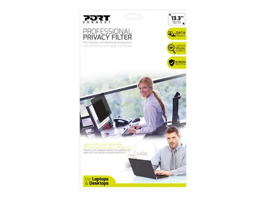 PORT Privacy Screen protector 2D for 13,3 pcs Port Designs - Protection d'écran et Filtre - visuel 4