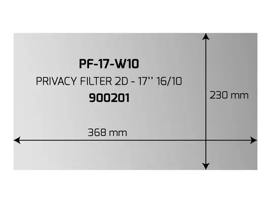 PORT DESIGNS PRIVACY FILTER 2D 17p 16/10 368x230 - Port Designs - Protection d'écran et Filtre - visuel 3