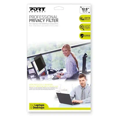 PORT DESIGNS PRIVACY FILTER 2D - 12,5inch16/10 - Port Designs - Protection d'écran et Filtre - visuel 1