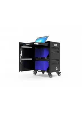 Port Designs 901958 chariot et rangement roulant Module de charge et de gestion Noir - Accessoire Vidéoprojecteur - visuel 1